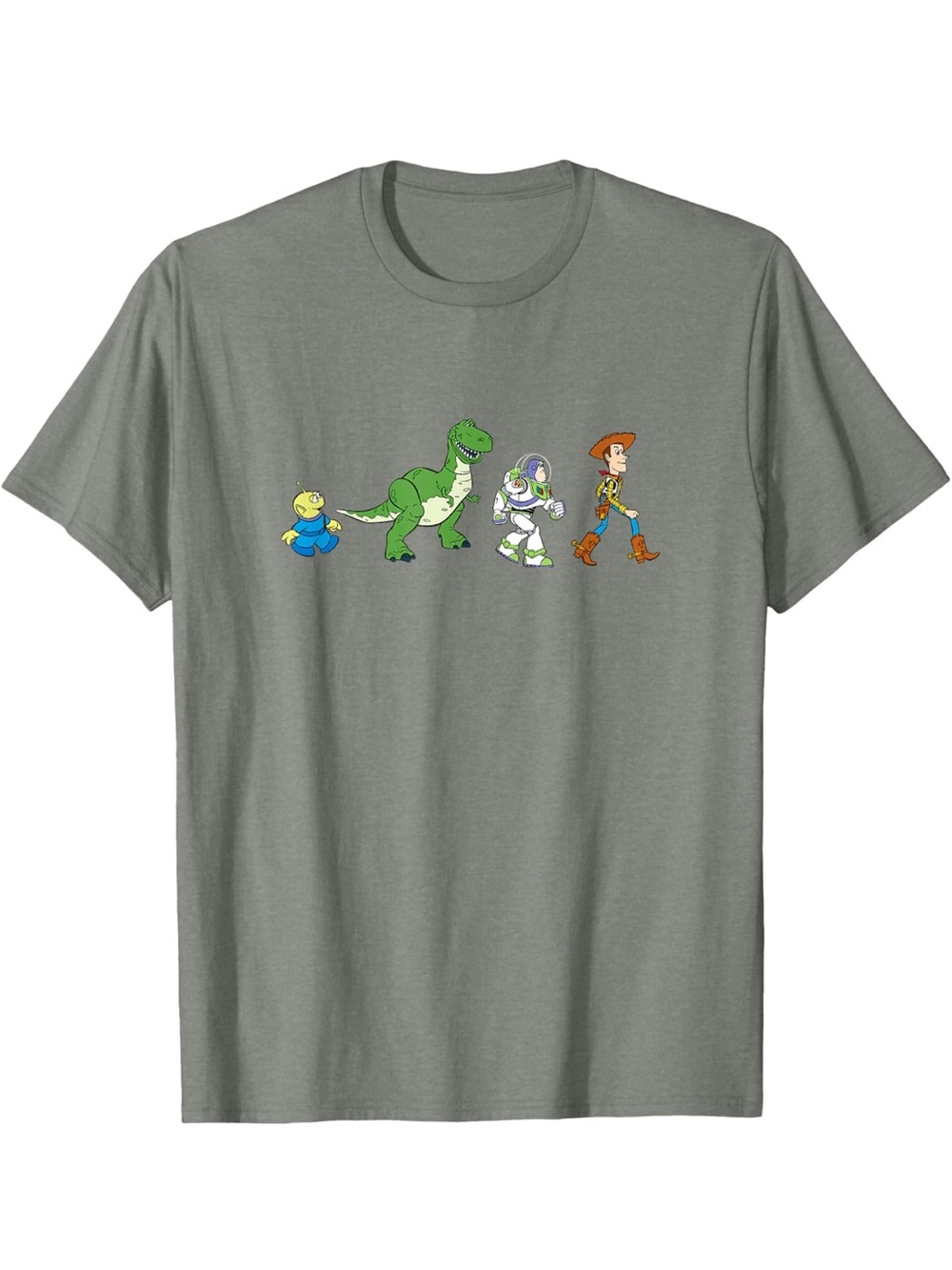 Olive Disney Pixar Toy Story Toy Crossing Characters Group Shot T-Shirt